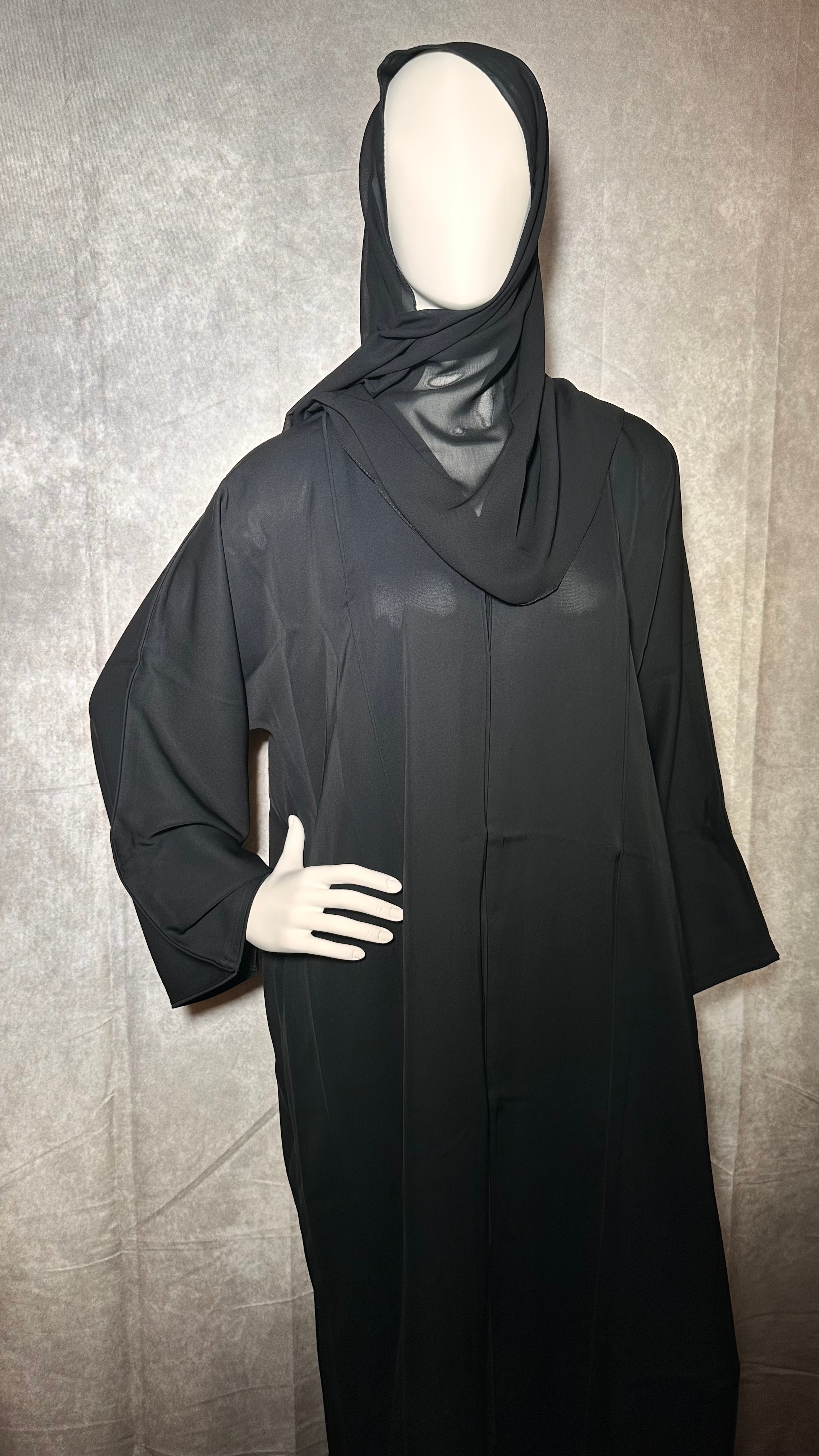 Simple Black Abaya