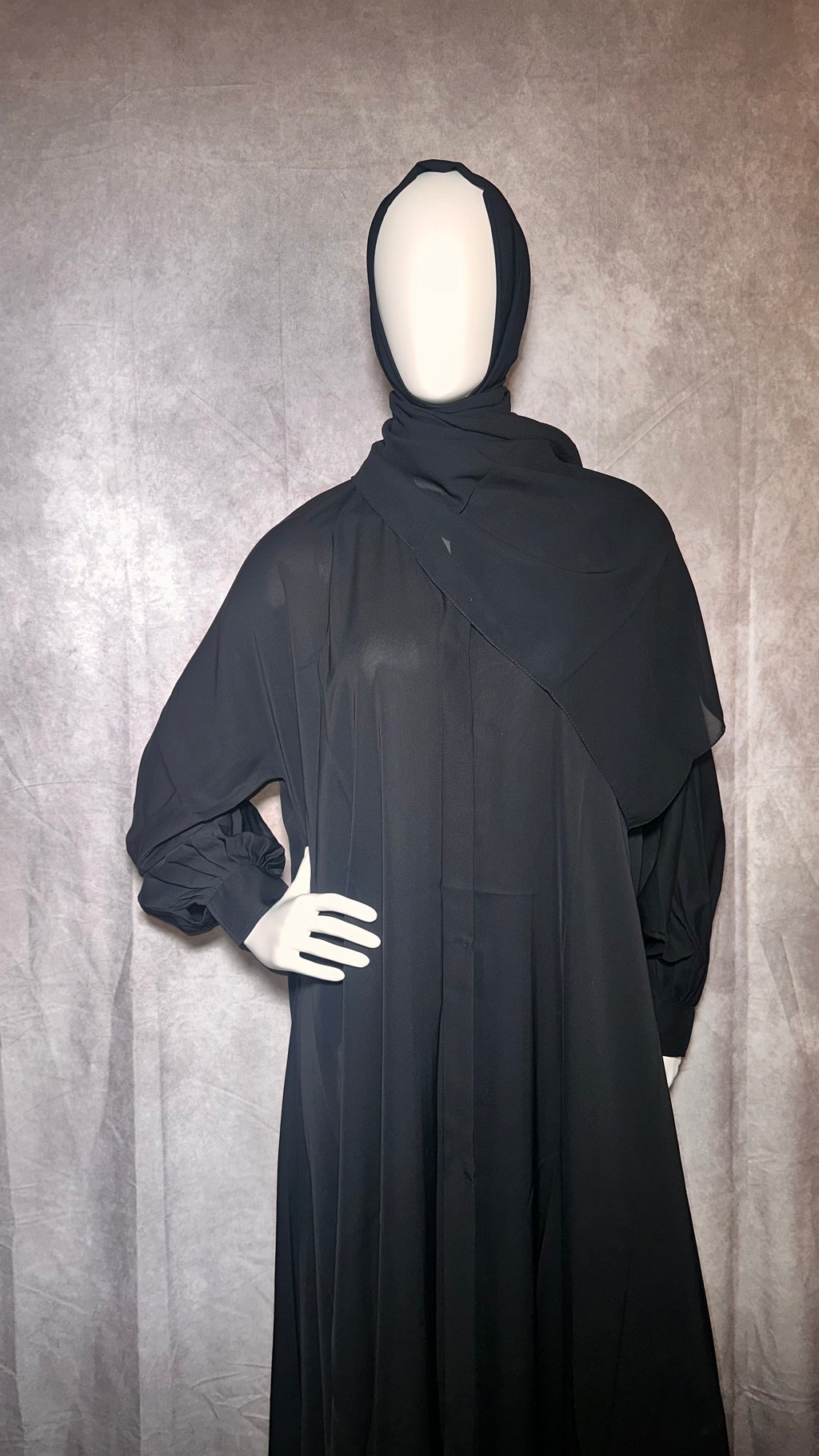 Black Simple Abaya