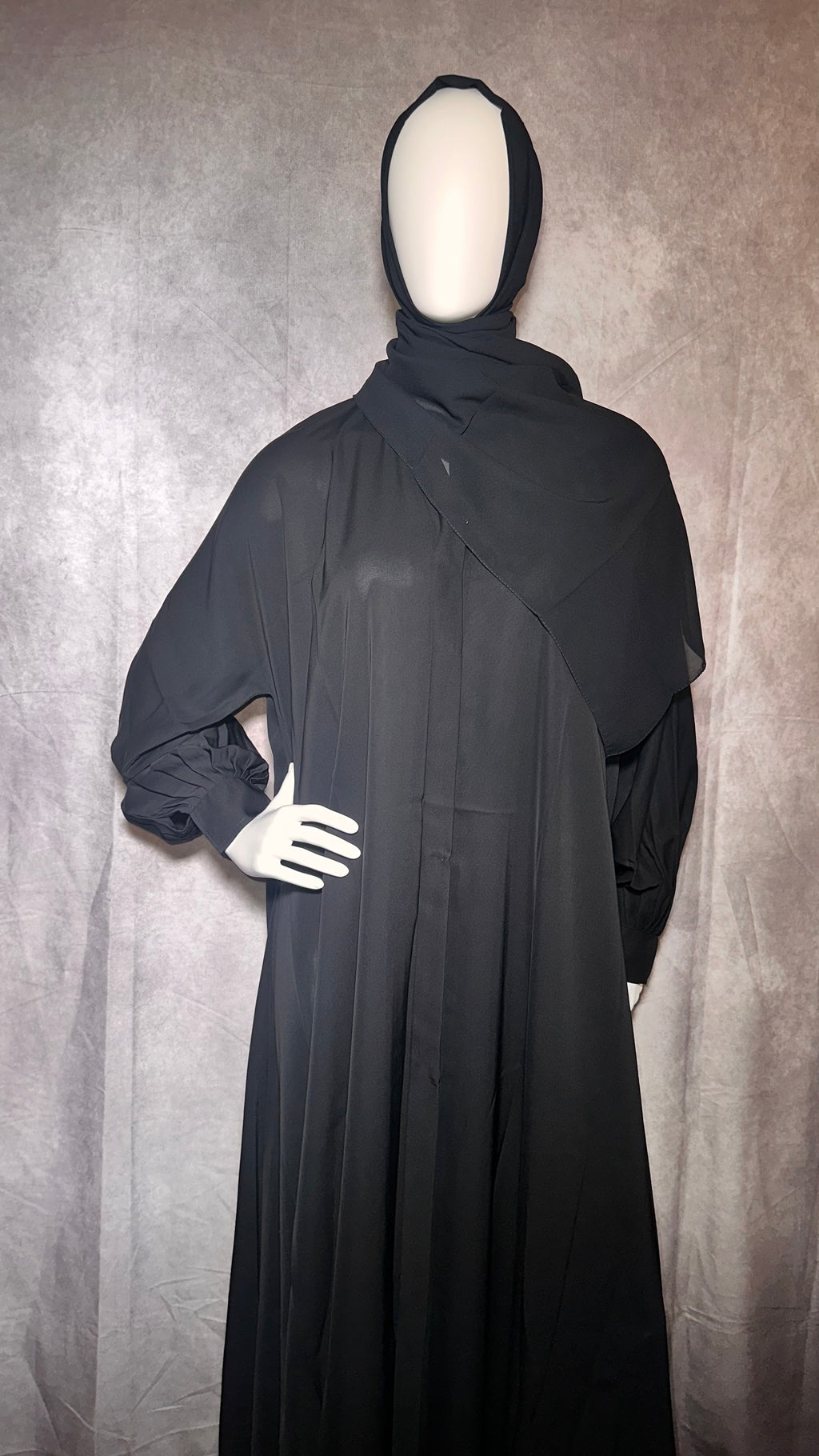 Black Simple Abaya